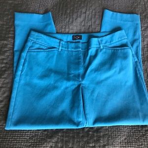 Teal White House Black Market Slim Ankle Pants